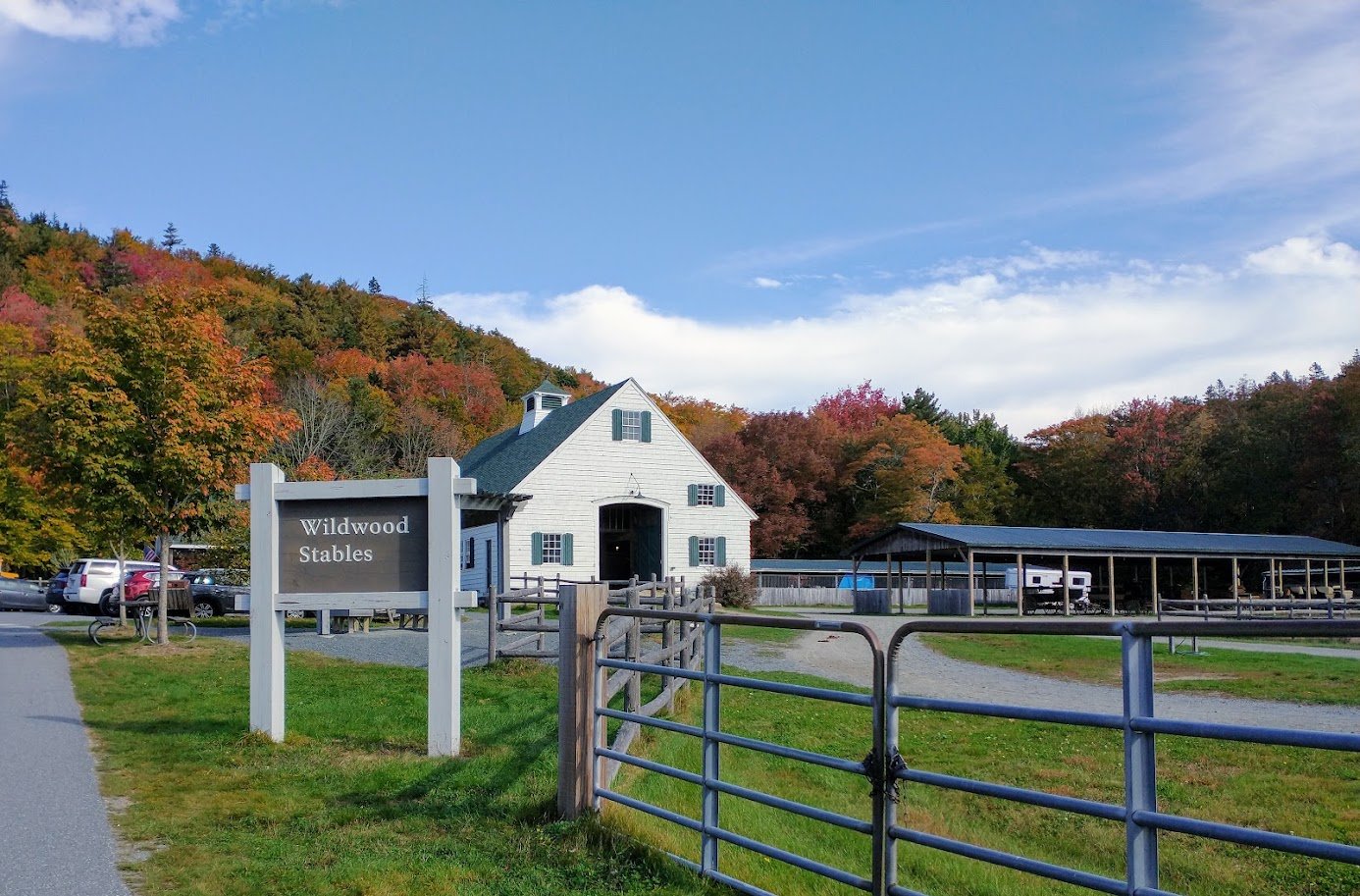Wildwood Stables, Acadia National Park, October 2021.